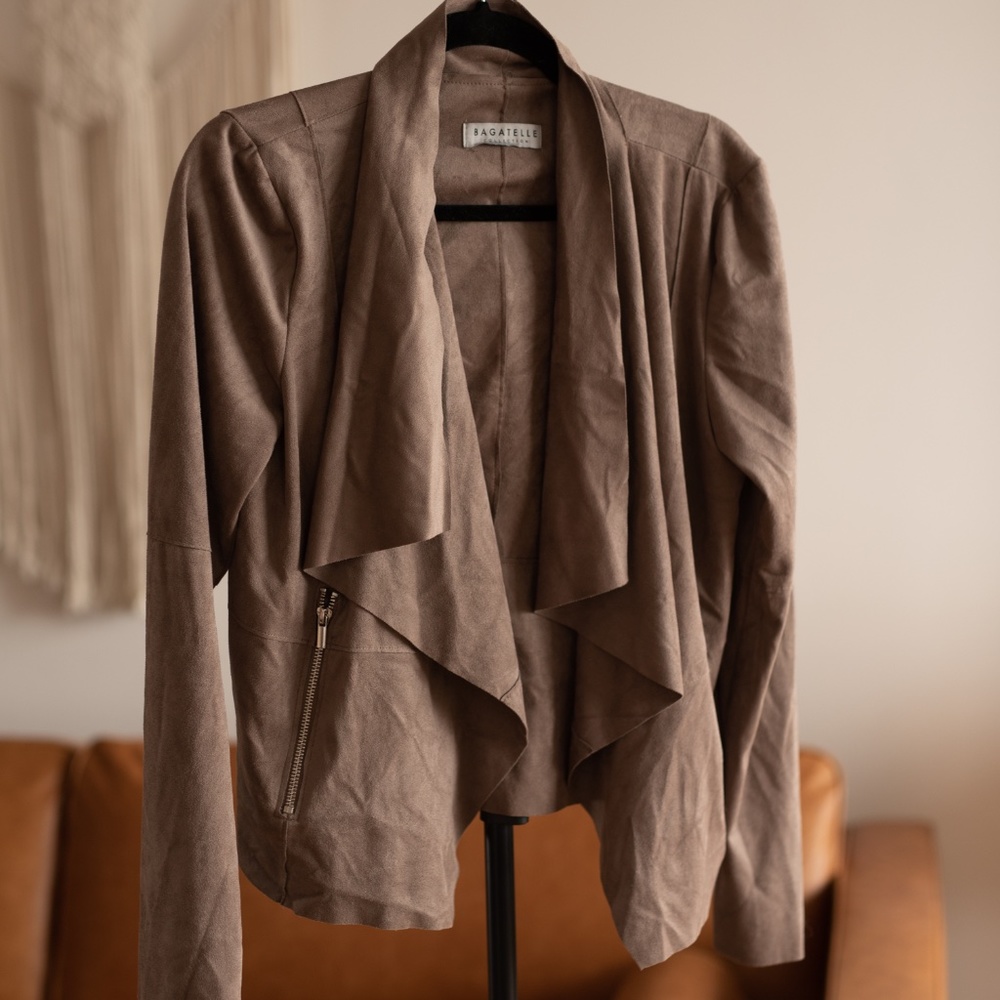 Mauve Suade Moto Jacket